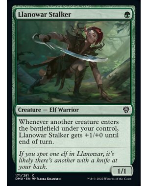 Magic: The Gathering Llanowar Stalker (171) Lightly Played Foil