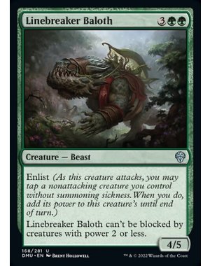 Magic: The Gathering Linebreaker Baloth (168) Lightly Played Foil