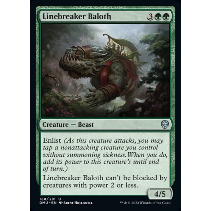 Magic: The Gathering Linebreaker Baloth (168) Lightly Played Foil