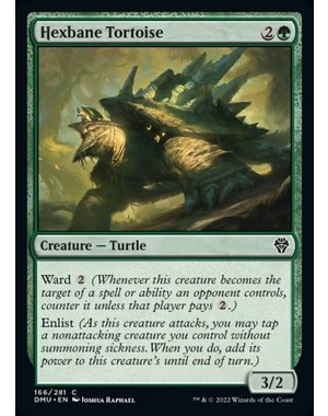 Magic: The Gathering Hexbane Tortoise (166) Lightly Played Foil