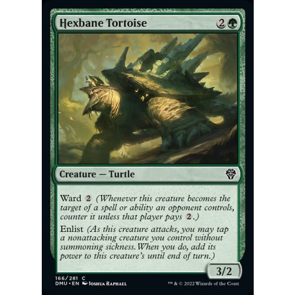 Magic: The Gathering Hexbane Tortoise (166) Lightly Played Foil