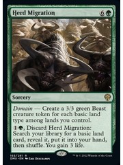 Magic: The Gathering Herd Migration (165) Lightly Played Foil