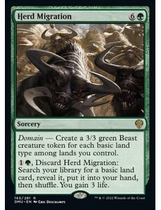 Magic: The Gathering Herd Migration (165) Lightly Played Foil
