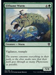 Magic: The Gathering Elfhame Wurm (161) Lightly Played Foil