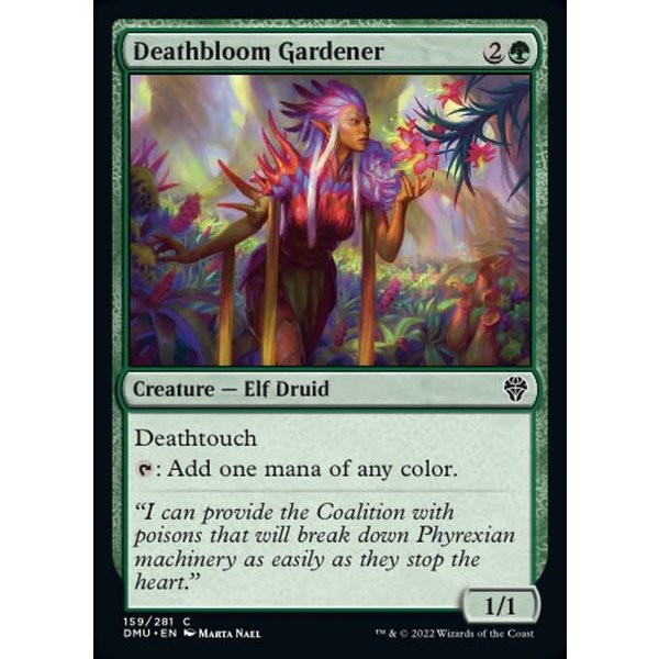 Magic: The Gathering Deathbloom Gardener (159) Lightly Played Foil