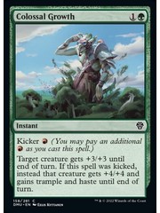 Magic: The Gathering Colossal Growth (158) Lightly Played Foil