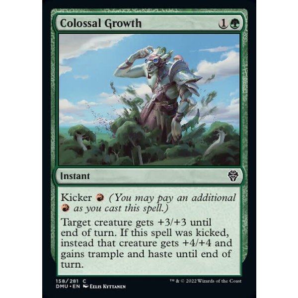 Magic: The Gathering Colossal Growth (158) Lightly Played Foil