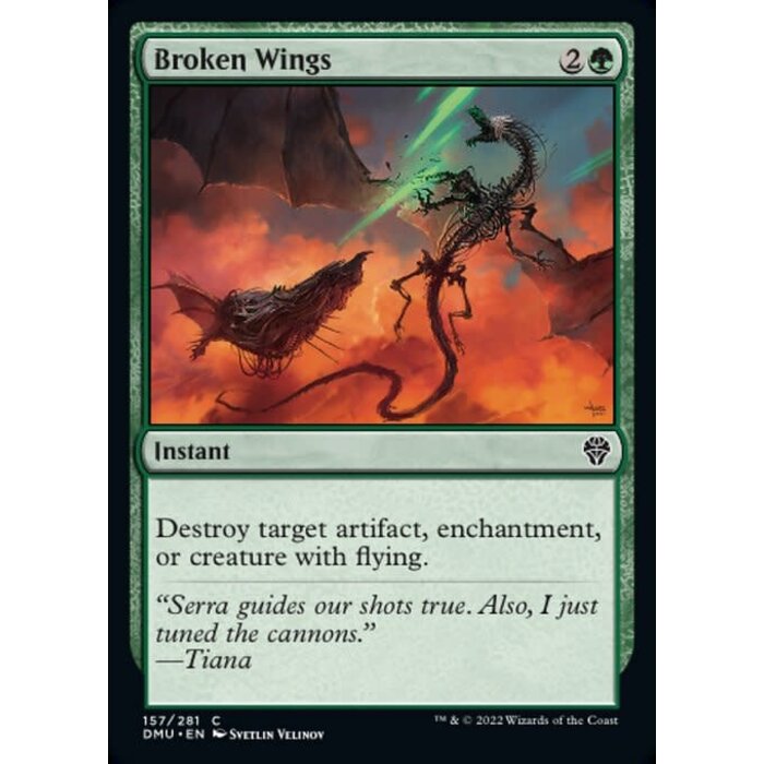 Magic: The Gathering Broken Wings (157) Lightly Played Foil