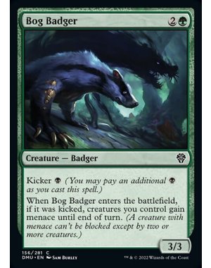 Magic: The Gathering Bog Badger (156) Lightly Played Foil