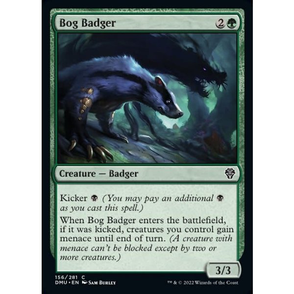 Magic: The Gathering Bog Badger (156) Lightly Played Foil