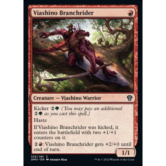 Magic: The Gathering Viashino Branchrider (150) Lightly Played Foil