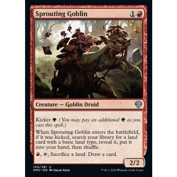 Magic: The Gathering Sprouting Goblin (145) Lightly Played Foil