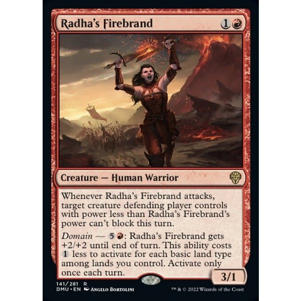 Magic: The Gathering Radha's Firebrand (141) Lightly Played Foil