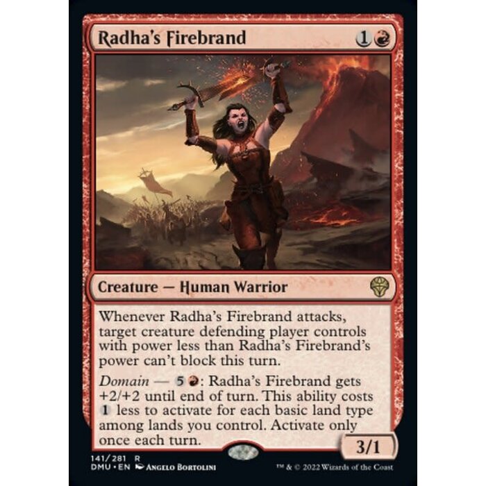 Magic: The Gathering Radha's Firebrand (141) Lightly Played Foil