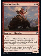 Magic: The Gathering Meria's Outrider (138) Lightly Played Foil
