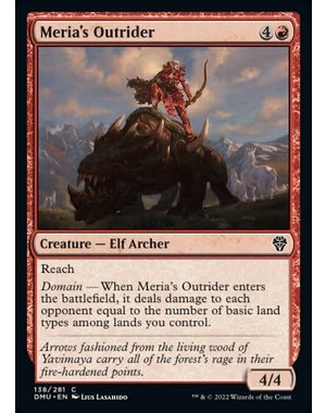 Magic: The Gathering Meria's Outrider (138) Lightly Played Foil