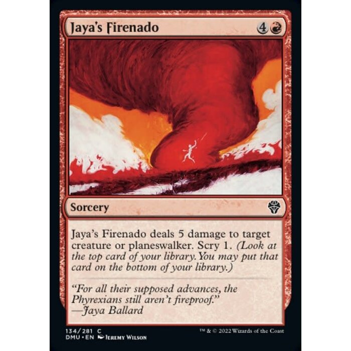 Magic: The Gathering Jaya's Firenado (134) Lightly Played Foil
