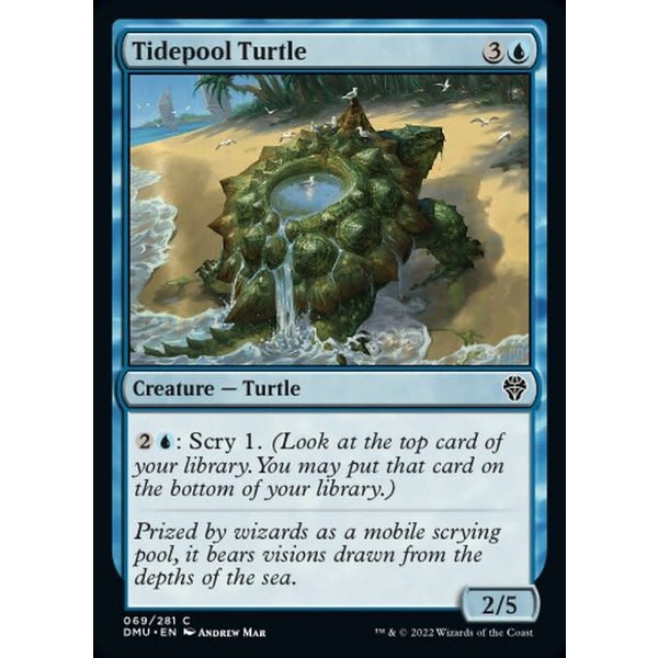 Magic: The Gathering Tidepool Turtle (069) Lightly Played Foil