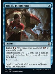Magic: The Gathering Timely Interference (070) Lightly Played Foil