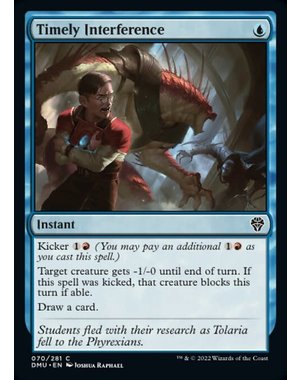 Magic: The Gathering Timely Interference (070) Lightly Played Foil
