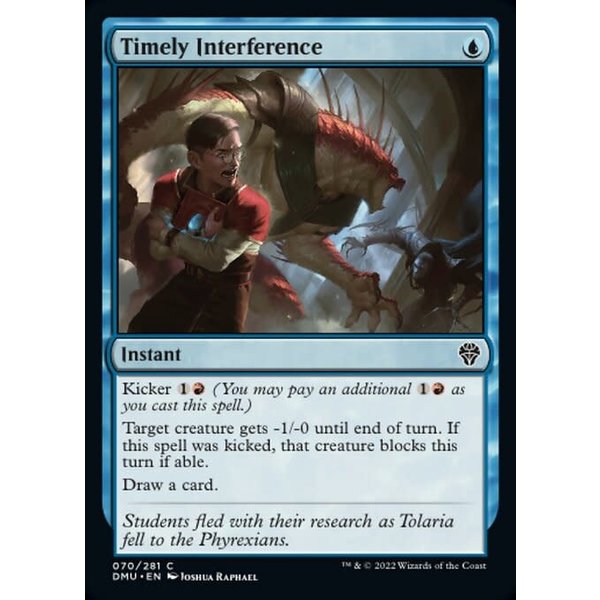 Magic: The Gathering Timely Interference (070) Lightly Played Foil