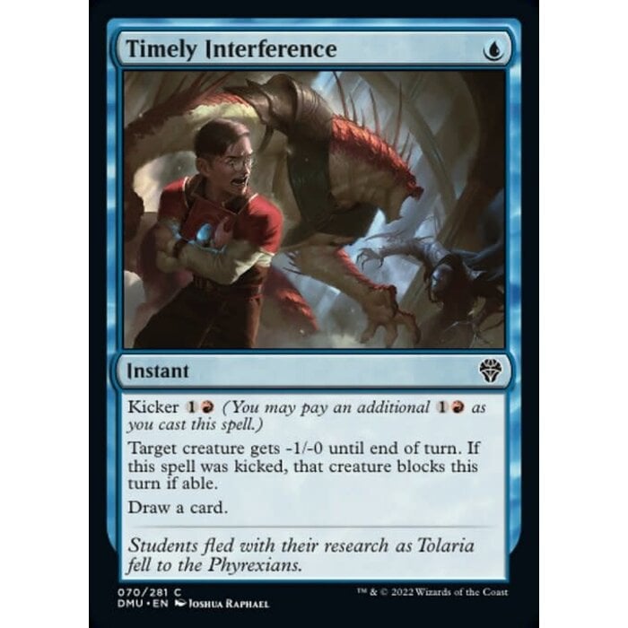 Magic: The Gathering Timely Interference (070) Lightly Played Foil