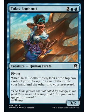 Magic: The Gathering Talas Lookout (068) Lightly Played Foil