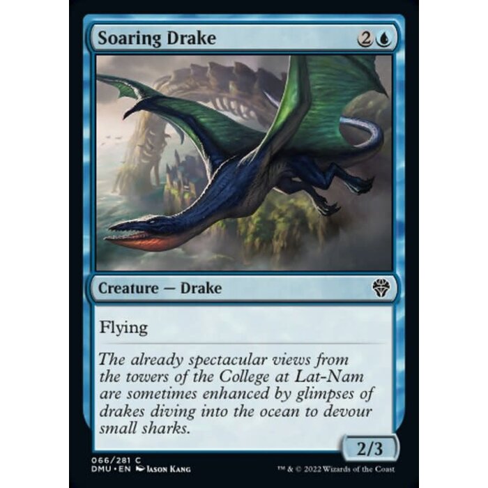 Magic: The Gathering Soaring Drake (066) Lightly Played Foil