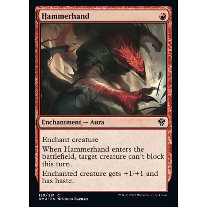 Magic: The Gathering Hammerhand (129) Lightly Played Foil