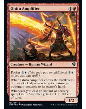 Magic: The Gathering Ghitu Amplifier (127) Lightly Played Foil