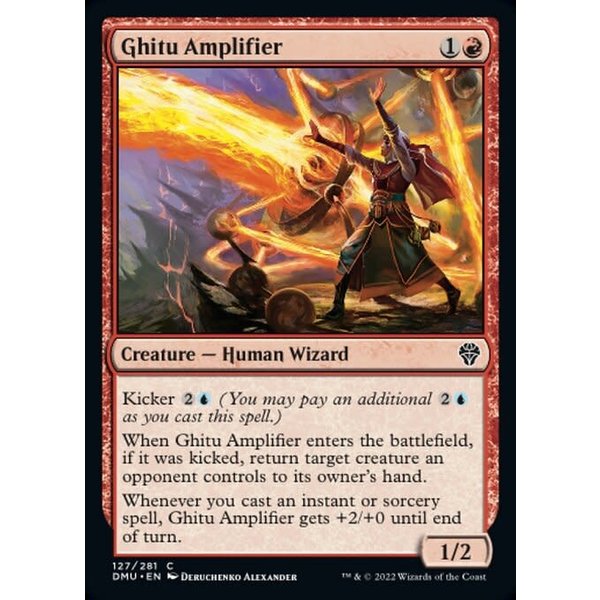 Magic: The Gathering Ghitu Amplifier (127) Lightly Played Foil