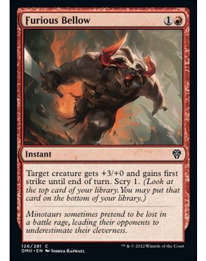 Magic: The Gathering Furious Bellow (126) Lightly Played Foil