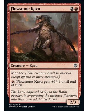 Magic: The Gathering Flowstone Kavu (125) Lightly Played Foil