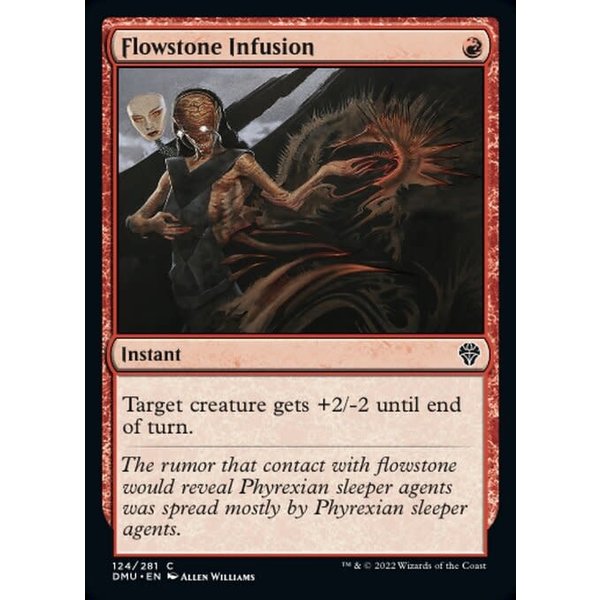 Magic: The Gathering Flowstone Infusion (124) Lightly Played Foil