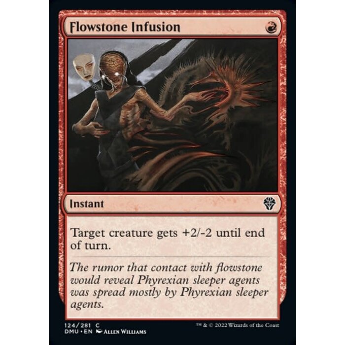 Magic: The Gathering Flowstone Infusion (124) Lightly Played Foil