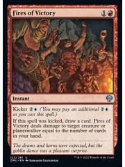 Magic: The Gathering Fires of Victory (123) Lightly Played Foil