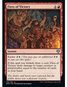 Magic: The Gathering Fires of Victory (123) Lightly Played Foil