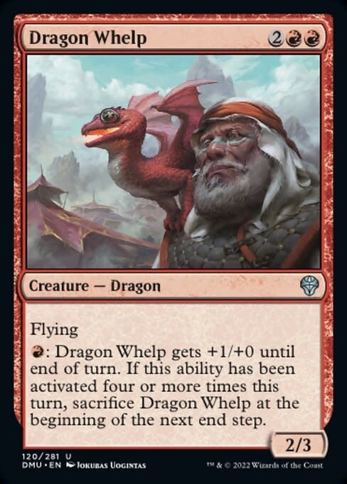 Magic: The Gathering Dragon Whelp (120) Lightly Played Foil