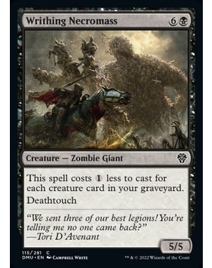 Magic: The Gathering Writhing Necromass (115) Lightly Played Foil