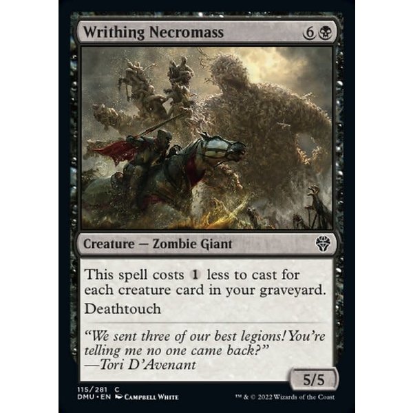 Magic: The Gathering Writhing Necromass (115) Lightly Played Foil