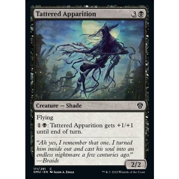 Magic: The Gathering Tattered Apparition (111) Lightly Played Foil