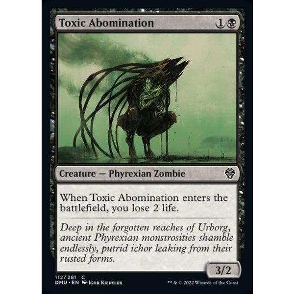 Magic: The Gathering Toxic Abomination (112) Lightly Played Foil