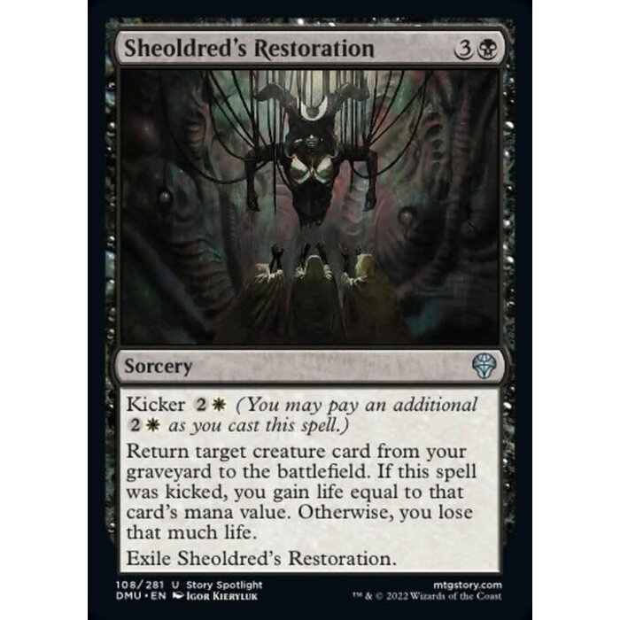 Magic: The Gathering Sheoldred's Restoration (108) Lightly Played Foil