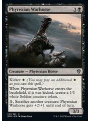 Magic: The Gathering Phyrexian Warhorse (101) Lightly Played Foil