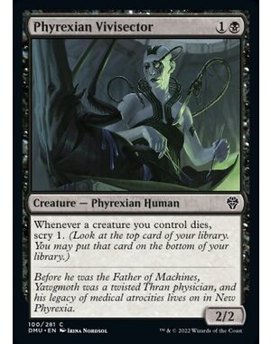 Magic: The Gathering Phyrexian Vivisector (100) Lightly Played Foil