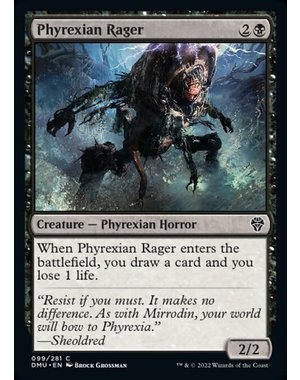 Magic: The Gathering Phyrexian Rager (099) Lightly Played Foil