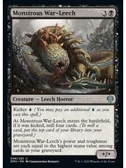 Magic: The Gathering Monstrous War-Leech (098) Lightly Played Foil