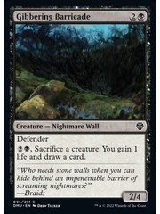 Magic: The Gathering Gibbering Barricade (095) Lightly Played Foil