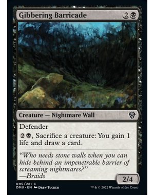 Magic: The Gathering Gibbering Barricade (095) Lightly Played Foil