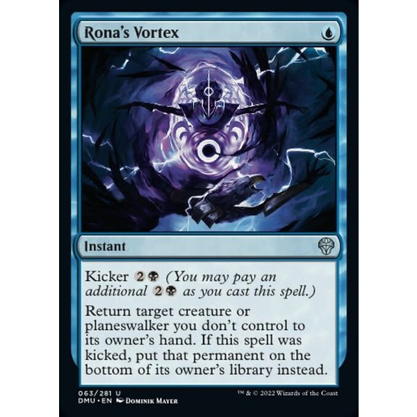 Magic: The Gathering Rona's Vortex (063) Lightly Played Foil